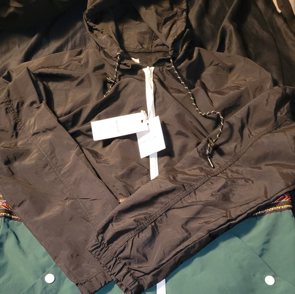 Men's Large Windbreaker Multicolor Lightweight